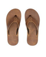 The Reef Mens Ojai Classic Flip Flops in Dark Brown