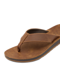 The Reef Mens Ojai Classic Flip Flops in Dark Brown