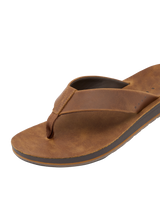 The Reef Mens Ojai Classic Flip Flops in Dark Brown