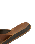 The Reef Mens Ojai Classic Flip Flops in Dark Brown