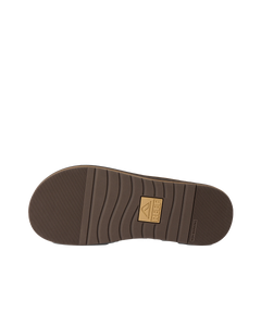 The Reef Mens Ojai Classic Flip Flops in Dark Brown