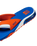 Fanning Pregame Flip Flops in Orange & Blue