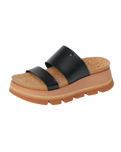 Vista Luxe Siaa Sandals in Black & Tan