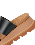 The Reef Womens Vista Luxe Siaa Sandals in Black & Tan