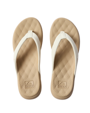 The Reef Womens Cushion Melody Flip Flops in Sand