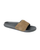 The Reef Mens Tailslide Sliders in Grey & Tan