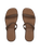 The Reef Womens Water Willow Marina Flip Flops in Chocolate