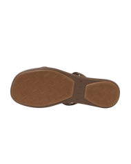 The Reef Womens Water Willow Marina Flip Flops in Chocolate
