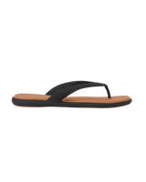 The Reef Womens Water Willow Malibu Flip Flops in Black & Tan