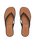 The Reef Womens Water Willow Malibu Flip Flops in Black & Tan
