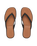 The Reef Womens Water Willow Malibu Flip Flops in Black & Tan