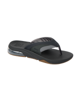 The Reef Mens Fanning+ Flip Flops in Black & Gum
