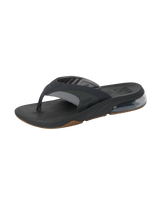The Reef Mens Fanning+ Flip Flops in Black & Gum
