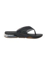 The Reef Mens Fanning+ Flip Flops in Black & Gum