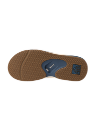 The Reef Mens Fanning Flip Flops in Navy & Oat