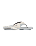 The Reef Mens Fanning Flip Flops in Light Grey, Grey & Blue