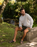 Phantom Tradewind Sandals in Fossil & Black