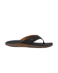 The Reef Mens Offshore Flip Flops in Black & Gum