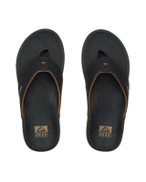 The Reef Mens Offshore Flip Flops in Black & Gum