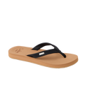 The Reef Womens Baja Sands Flip Flops in Black & Tan
