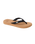The Reef Womens Baja Sands Flip Flops in Black & Tan
