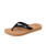 The Reef Womens Baja Sands Flip Flops in Black & Tan