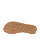 The Reef Womens Baja Sands Flip Flops in Black & Tan