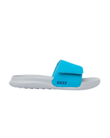 The Reef Boys Boys Salty Sliders in Grey & Blue