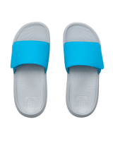 The Reef Boys Boys Salty Sliders in Grey & Blue