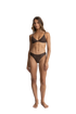 Classic Holiday Bikini Bottoms in Chocolate