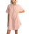Classic Shirt Dress in Rose