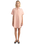 Classic Shirt Dress in Rose