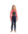 Girls Legend 4/3mm Back Zip Wetsuit in Slate, Coral Tie Dye & Ocean Blue
