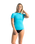 UV Basic Rash Vest in Ocean Blue & White