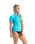 UV Basic Rash Vest in Ocean Blue & White