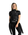 The C-Skins RX Turtle Neck Rash Vest in Black & White