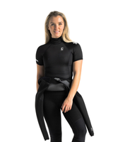 The C-Skins RX Turtle Neck Rash Vest in Black & White