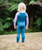 The C-Skins Girls NuWave C-Kid Baby Front Zip Wetsuit in Steel Blue & Lilac