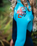 The C-Skins Boys NuWave Legend 3/2mm Back Zip Wetsuit in Bluestone, Blue & Red