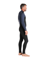 NuWave Legend 3/2mm Back Zip Wetsuit in Black, Bluestone & Petrol