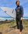 NuWave Legend 3/2mm Back Zip Wetsuit in Black, Bluestone & Petrol