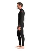 NuWave Legend 5/4mm Back Zip Wetsuit in Black & Neon Flare