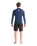 Nuwave Basics Long Sleeve Rash Vest in Bluestone