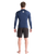 Nuwave Basics Long Sleeve Rash Vest in Bluestone