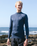 Nuwave Basics Long Sleeve Rash Vest in Bluestone