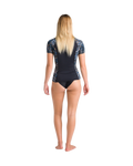 NuWave UV Skins Rash Vest in Raven Black & Tropical