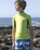 The C-Skins Boys Nuwave Rash Vest in Lime, Anthracite & Multi