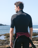 The C-Skins Mens NuWave Rash Vest in Black