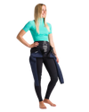 The C-Skins Rx Nuwave Rash Vest in Aqua & Lilac