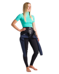 The C-Skins Rx Nuwave Rash Vest in Aqua & Lilac